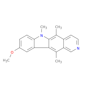 6h-pyrido[4,3-b]carbazole, 9-methoxy-5,6,11-trimethyl-
