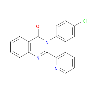 4(3H)-Quinazolinone, 3-(4-chlorophenyl)-2-(2-pyridinyl)-