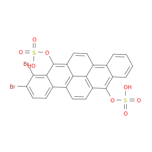 DIBROMODIBENZO[B,DEF]CHRYSENE-7,14-DIYL BIS(HYDROGEN SULFATE)