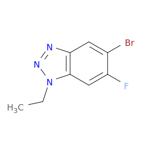 5-Bromo-1-ethyl-6-fluoro-1,2,3-benzotriazole
