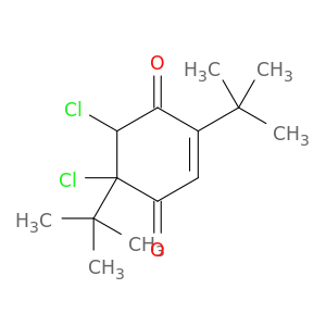 2,5-Ditert-butyl-5,6-dichloro-2-cyclohexene-1,4-dione