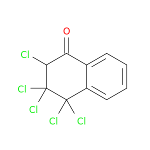1(2H)-Naphthalenone, 2,3,3,4,4-pentachloro-3,4-dihydro-