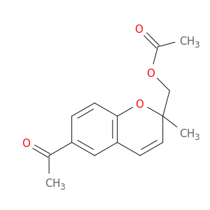 Ethanone, 1-[2-[(acetyloxy)methyl]-2-methyl-2H-1-benzopyran-6-yl]-
