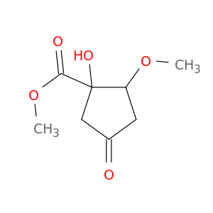 Cyclopentanecarboxylic acid, 1-hydroxy-2-methoxy-4-oxo-, methyl ester