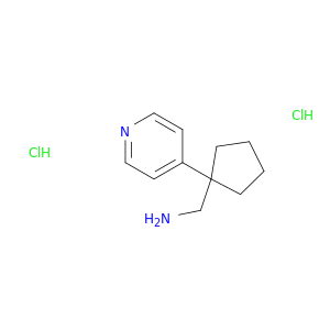 [1-(pyridin-4-yl)cyclopentyl]methanamine dihydrochloride