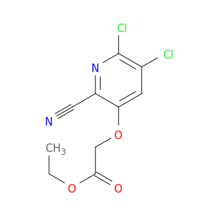 乙酸,2-[(5,6-二氯-2-氰基-3-吡啶基)氧]-,乙酯