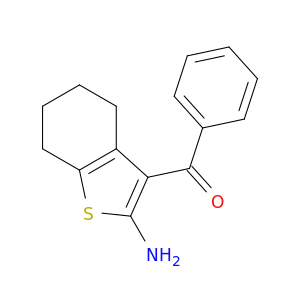 (2-氨基-4,5,6,7-四氢-1-苯并噻吩-3-基)(苯基)甲酮