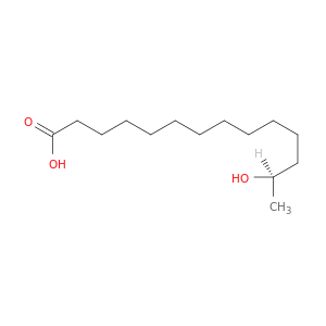 Tetradecanoic acid, 13-hydroxy-, (R)-