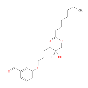 Octanoic acid, (2S)-6-(3-formylphenoxy)-2-hydroxyhexyl ester