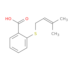 2-[(3-Methylbut-2-en-1-yl)sulfanyl]benzoic Acid