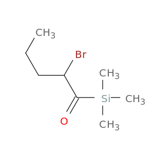 Silane, (2-bromo-1-oxopentyl)trimethyl-