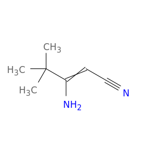 2-Pentenenitrile, 3-amino-4,4-dimethyl-