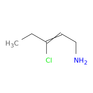 2-Penten-1-amine, 3-chloro-
