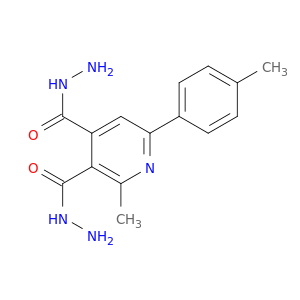 3,4-Pyridinedicarboxylic acid, 2-methyl-6-(4-methylphenyl)-, dihydrazide