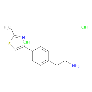 2-[4-(2-Methyl-1,3-thiazol-4-yl)phenyl]ethan-1-amine Dihydrochloride