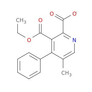 2,3-Pyridinedicarboxylic acid, 5-methyl-4-phenyl-, 3-ethyl ester