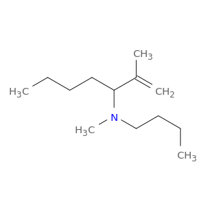 1-Hepten-3-amine, N-butyl-N,2-dimethyl-