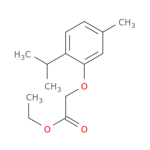 Acetic acid, [5-methyl-2-(1-methylethyl)phenoxy]-, ethyl ester