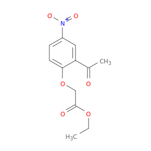 Acetic acid, (2-acetyl-4-nitrophenoxy)-, ethyl ester