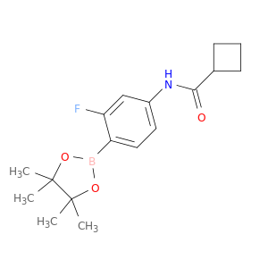 2-氟-4-（环丁基甲酰胺基）苯基硼酸频那醇酯