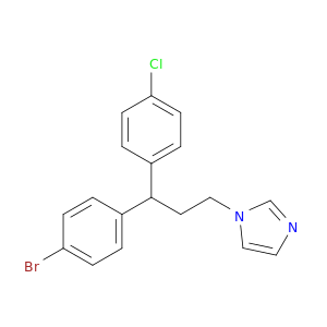1H-Imidazole, 1-[3-(4-bromophenyl)-3-(4-chlorophenyl)propyl]-