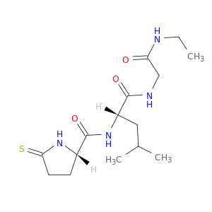 Glycinamide, 5-thioxo-L-prolyl-L-leucyl-N-ethyl-