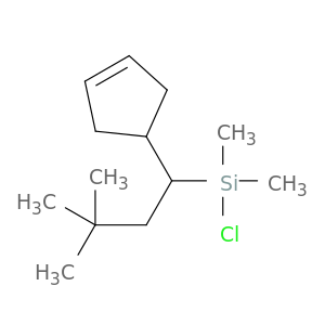 Silane, chloro[1-(3-cyclopenten-1-yl)-3,3-dimethylbutyl]dimethyl-