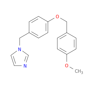 1H-Imidazole, 1-[[4-[(4-methoxyphenyl)methoxy]phenyl]methyl]-