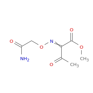 Butanoic acid, 2-[(2-amino-2-oxoethoxy)imino]-3-oxo-, methyl ester