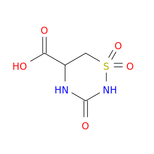 2H-1,2,4-Thiadiazine-5-carboxylic acid, tetrahydro-3-oxo-, 1,1-dioxide