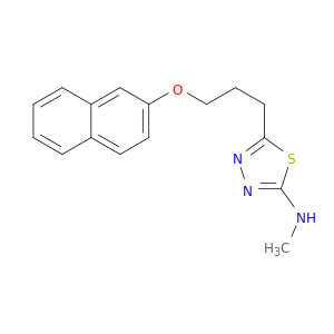 1,3,4-Thiadiazol-2-amine, N-methyl-5-[3-(2-naphthalenyloxy)propyl]-