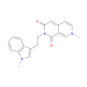 2,7-Naphthyridine-1,3(2H,7H)-dione, 2-[2-(1H-indol-3-yl)ethyl]-