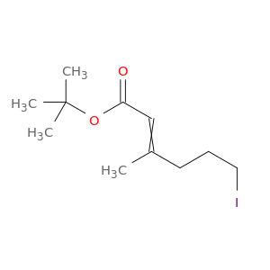 2-Hexenoic acid, 6-iodo-3-methyl-, 1,1-dimethylethyl ester