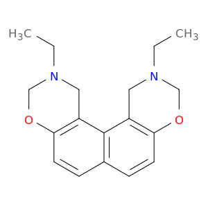2,11-diethyl-2,3,11,12-tetrahydro-1h,10h-naphtho[1,2-e:8,7-e']bis[1,3]oxazine