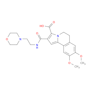 8,9-dimethoxy-2-{[2-(morpholin-4-yl)ethyl]carbamoyl}-5,6-dihydropyrrolo[2,1-a]isoquinoline-3-carboxylic acid