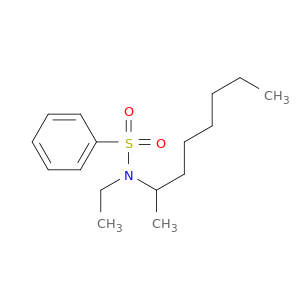 Benzenesulfonamide, N-ethyl-N-(1-methylheptyl)-
