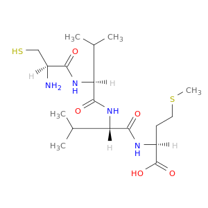 L-Methionine, N-[N-(N-L-cysteinyl-L-valyl)-L-valyl]-