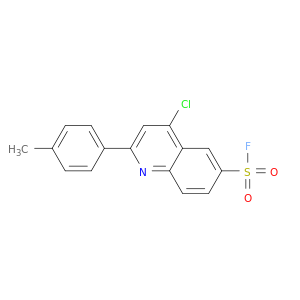 6-Quinolinesulfonylfluoride, 4-chloro-2-(4-methylphenyl)-