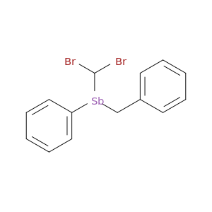 Antimony, dibromomethylphenyl(phenylmethyl)-