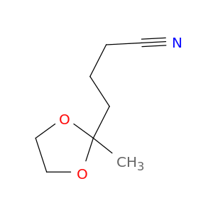 1,3-Dioxolane-2-butanenitrile, 2-methyl-