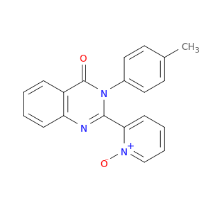 4(3H)-Quinazolinone, 3-(4-methylphenyl)-2-(1-oxido-2-pyridinyl)-