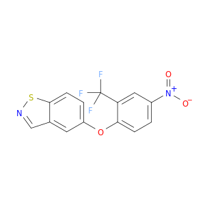 1,2-Benzisothiazole, 5-[4-nitro-2-(trifluoromethyl)phenoxy]-