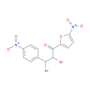 1-Propanone, 2,3-dibromo-1-(5-nitro-2-furanyl)-3-(4-nitrophenyl)-