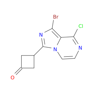 3-(1-溴-8-氯咪唑[1,5-A]吡嗪-3-基)环丁酮