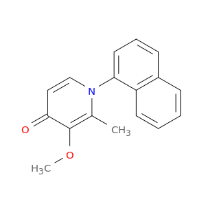 4(1H)-Pyridinone, 3-methoxy-2-methyl-1-(1-naphthalenyl)-