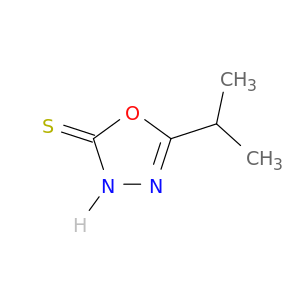 1,3,4-Oxadiazole-2(3H)-thione, 5-(1-methylethyl)-