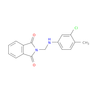 1h-isoindole-1,3(2h)-dione, 2-[[(3-chloro-4-methylphenyl)amino]methyl]-