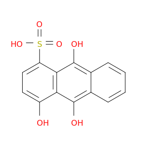 1-Anthracenesulfonic acid, 4,9,10-trihydroxy-