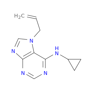 7H-Purin-6-amine, N-cyclopropyl-7-(2-propenyl)-