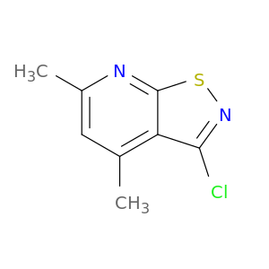 Isothiazolo[5,4-b]pyridine, 3-chloro-4,6-dimethyl-